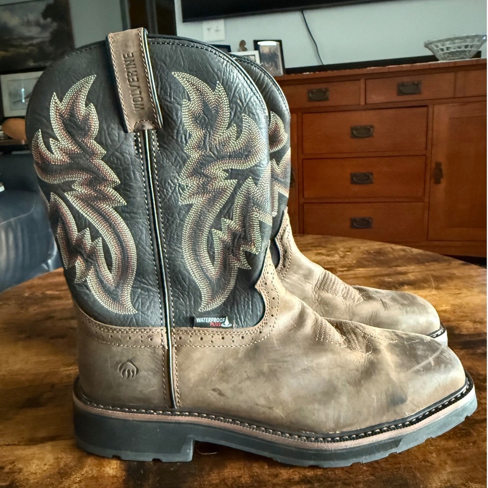 Wolverine Rancher Waterproof Steel Toe Work Boots Brown W10765 Mens 10.5 M